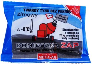 Domieszka Zap 44g Plastyfikator zimowy do murowania i tynków