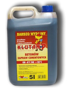 PLASTYFIKATOR-do zapraw betonu zastępuje wapno  KLUTAN 5L