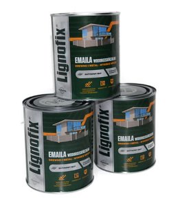 Lignofix - Emalia Wodorozcieńczalna  CEGLASTA 750 ML
