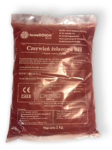 Barwnik do betonu/ pigment/ farba sucha WIŚNIA 2kg