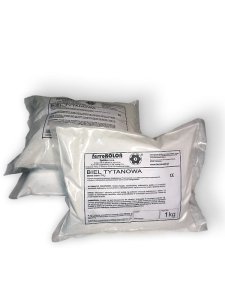 Barwnik do betonu/ pigment/ farba sucha BIEL TYTANOWA 1kg